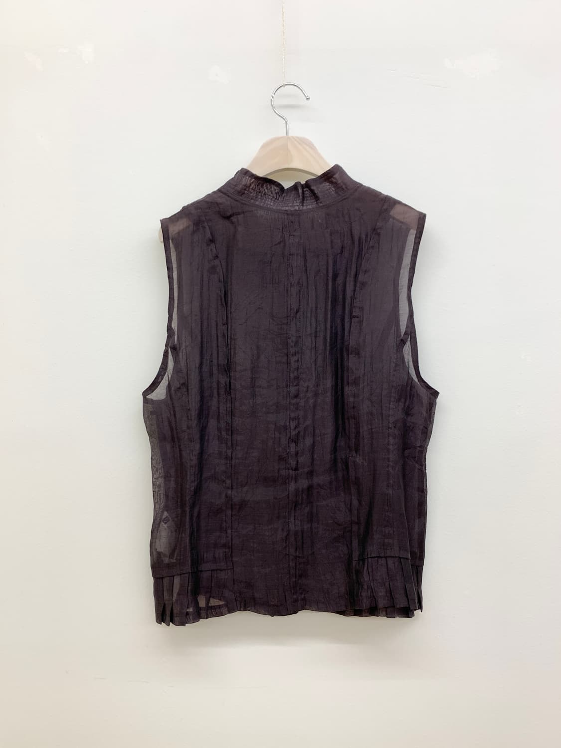 슬리브리스 셔츠 sleeveless shirt 상품이미지4