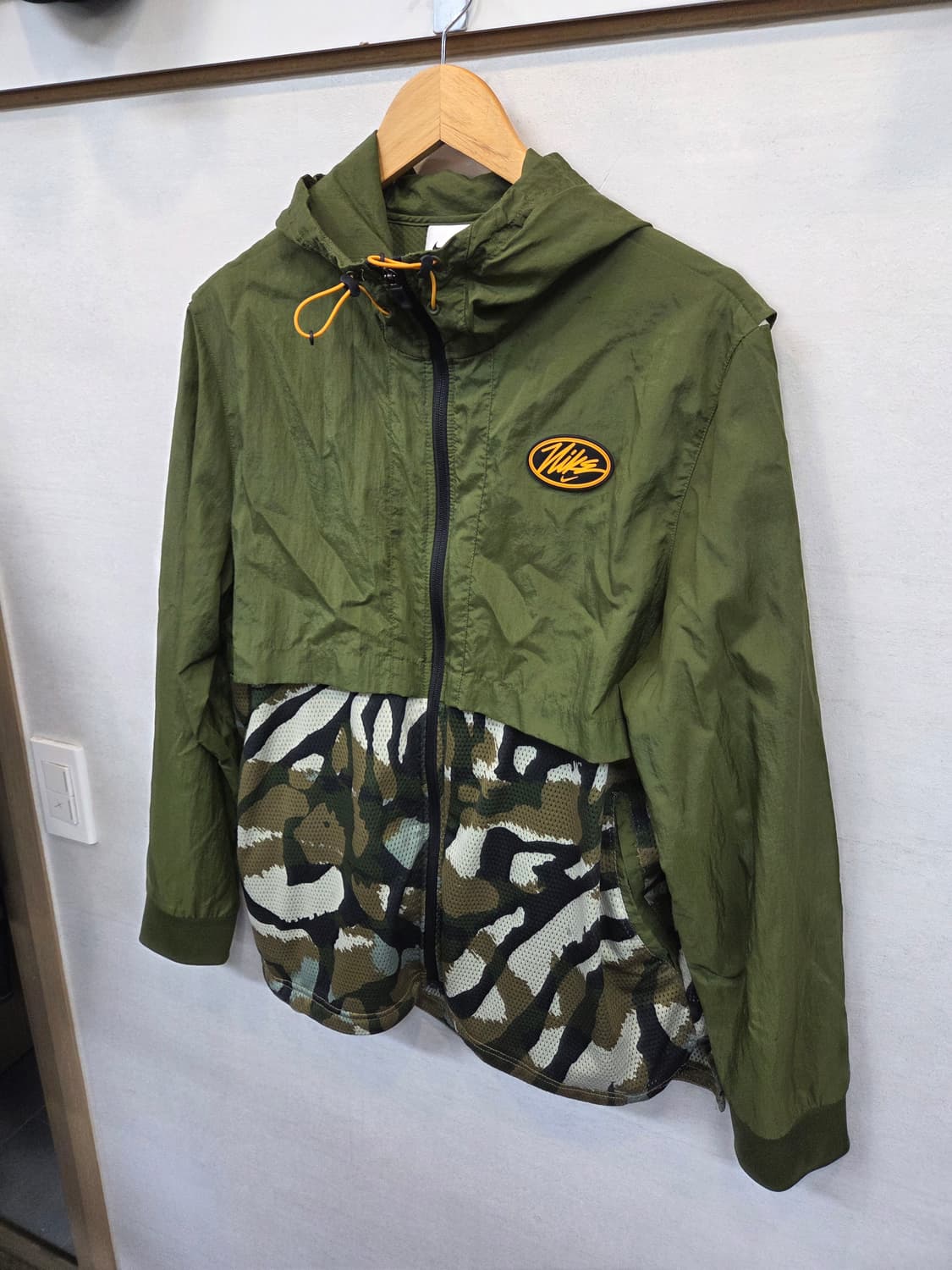 나이키 nsw 빅스우시 카모 메쉬 크래쉬 우븐자켓 xl 상품이미지7