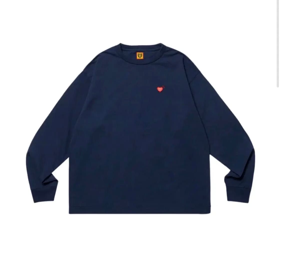 XL) 휴먼메이드 그래픽 롱슬리브 티셔츠 #6 네이비 상품이미지1