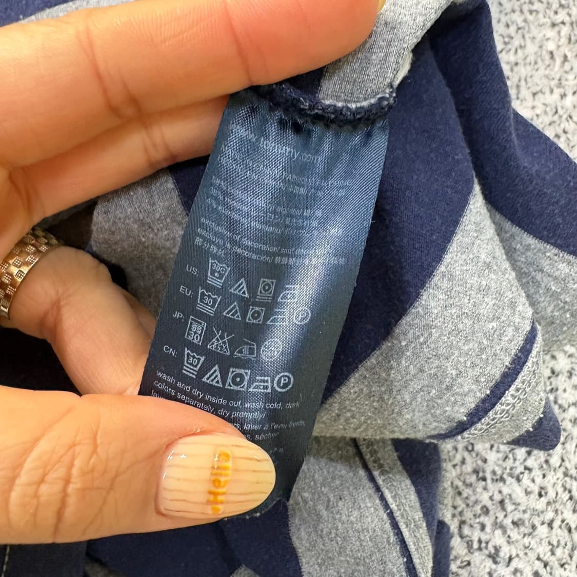 L 타미힐피거 스트라이프 반팔 원피스 0401J 상품이미지4