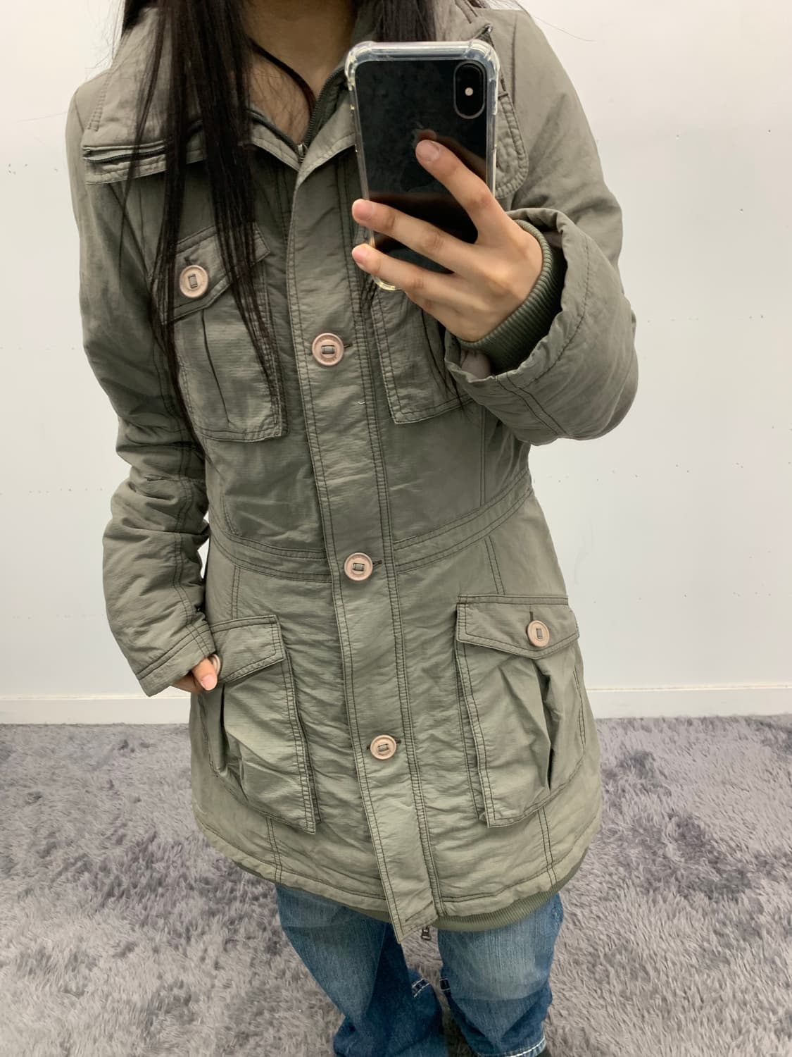 아디다스 셔링 파카  상품이미지3