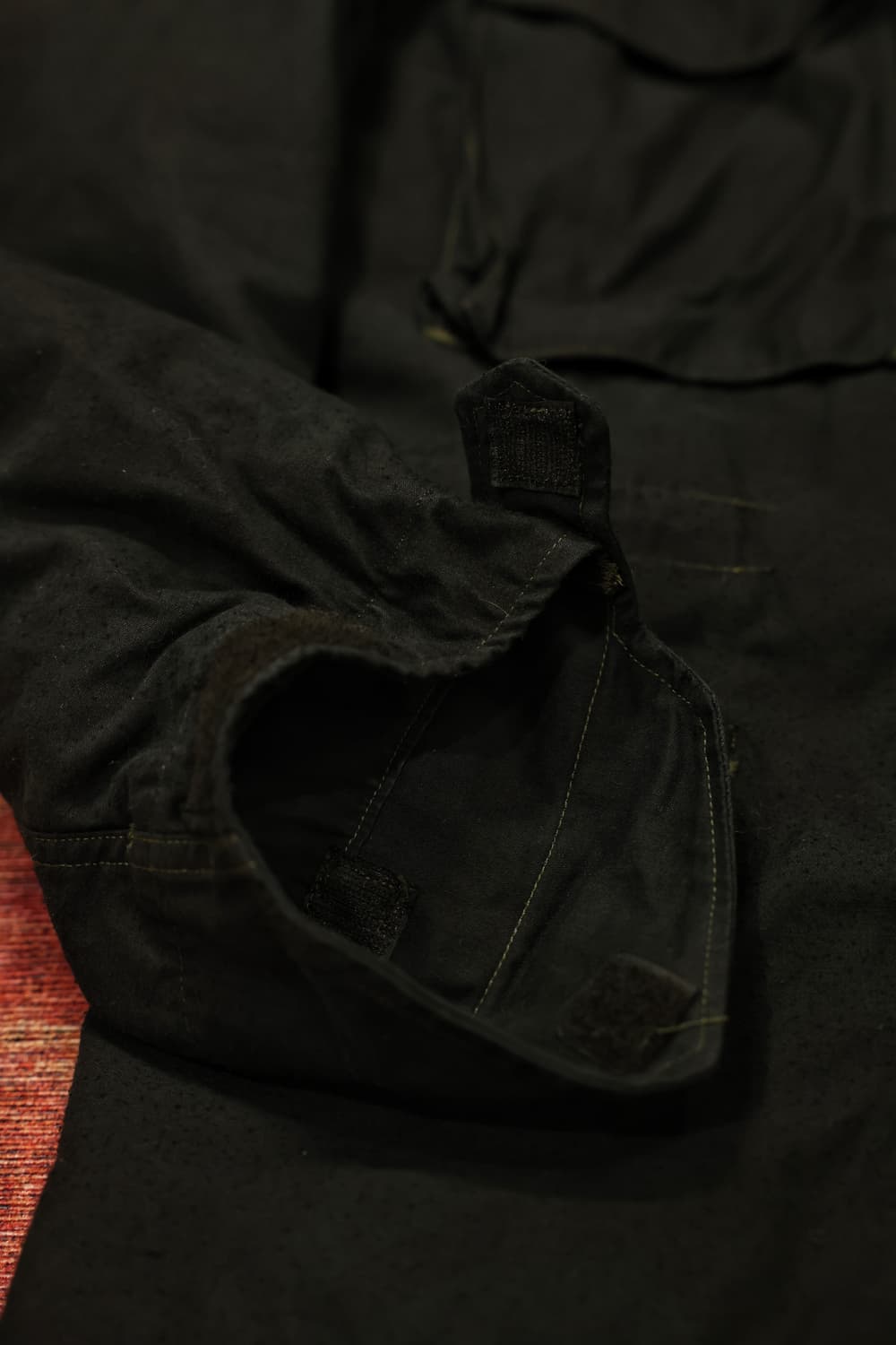 80s 밀리터리 m65 필드자켓 블랙 내피 셋트 판매 상품이미지3