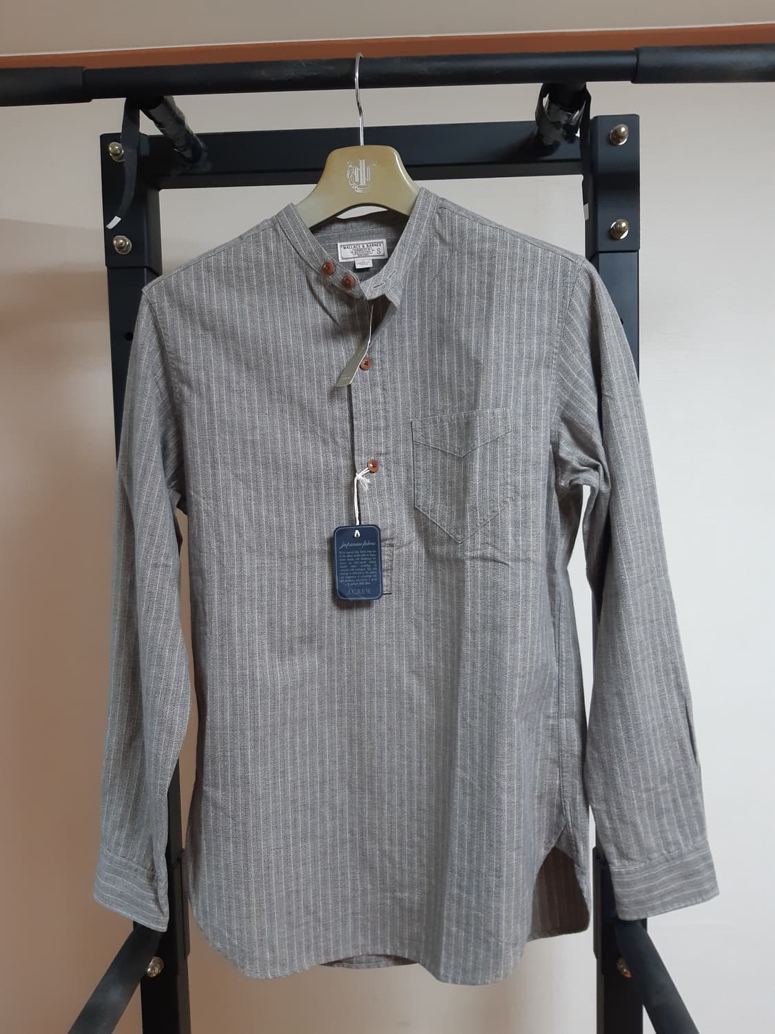 제이크루 wallace barnes 헨리넥 풀오버 셔츠 상품이미지1