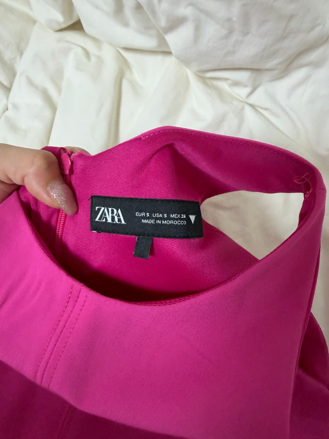 Zara 핫핑크 원피스 상품이미지4