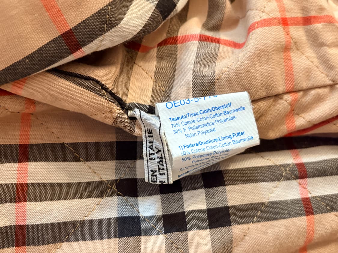 버버리 빈티지 봄 점퍼 상품이미지8