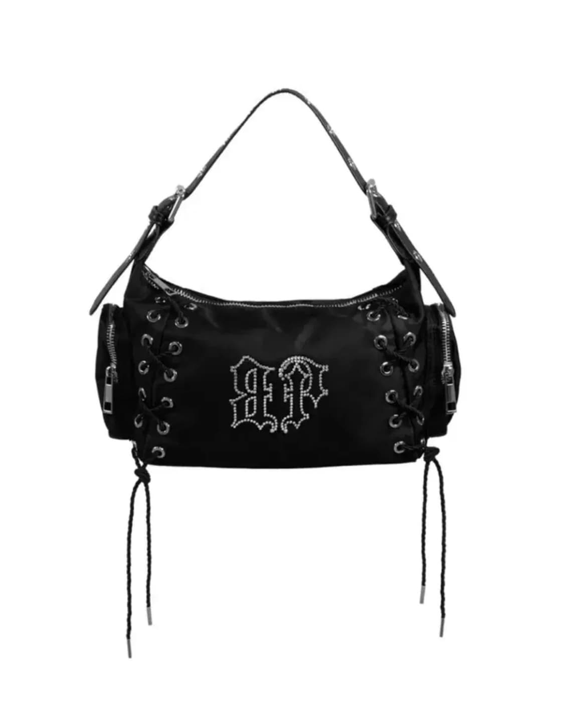 블랙퍼플 글로우 코르셋 백 Glow Corset Bag 블랙 상품이미지1