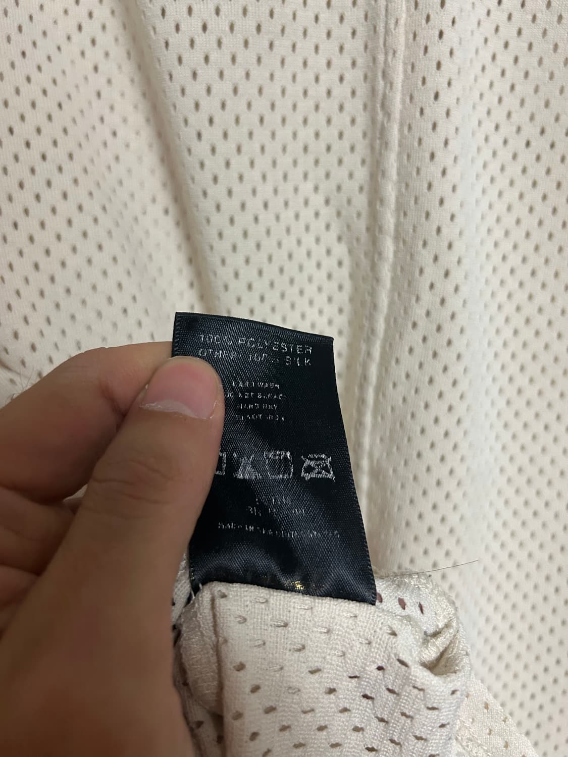 피어오브갓 5th 블랙  메쉬 민소매 티셔츠 상품이미지5