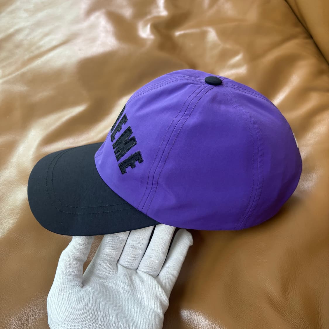 슈프림 노스페이스 고어텍스 6패널 볼캡 모자 아크 로고 퍼플 블랙 상품이미지4