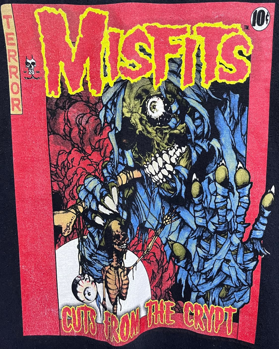 빈티지 00s 2001 Misfits Pushead 미스핏츠 밴드 티셔츠 상품이미지4