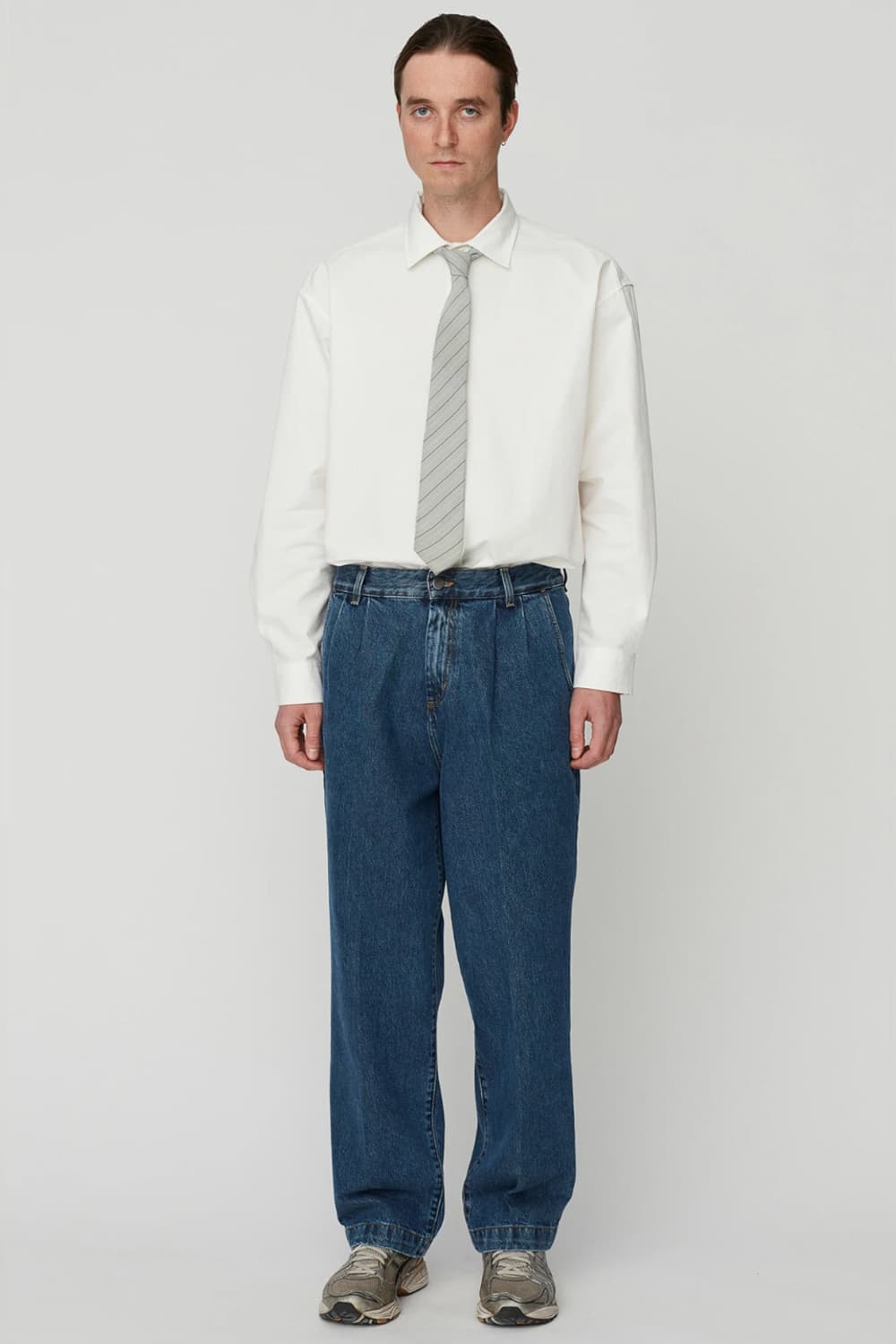 mfpen BIG JEANS Washed Blue L사이즈 상태 양호 상품이미지1