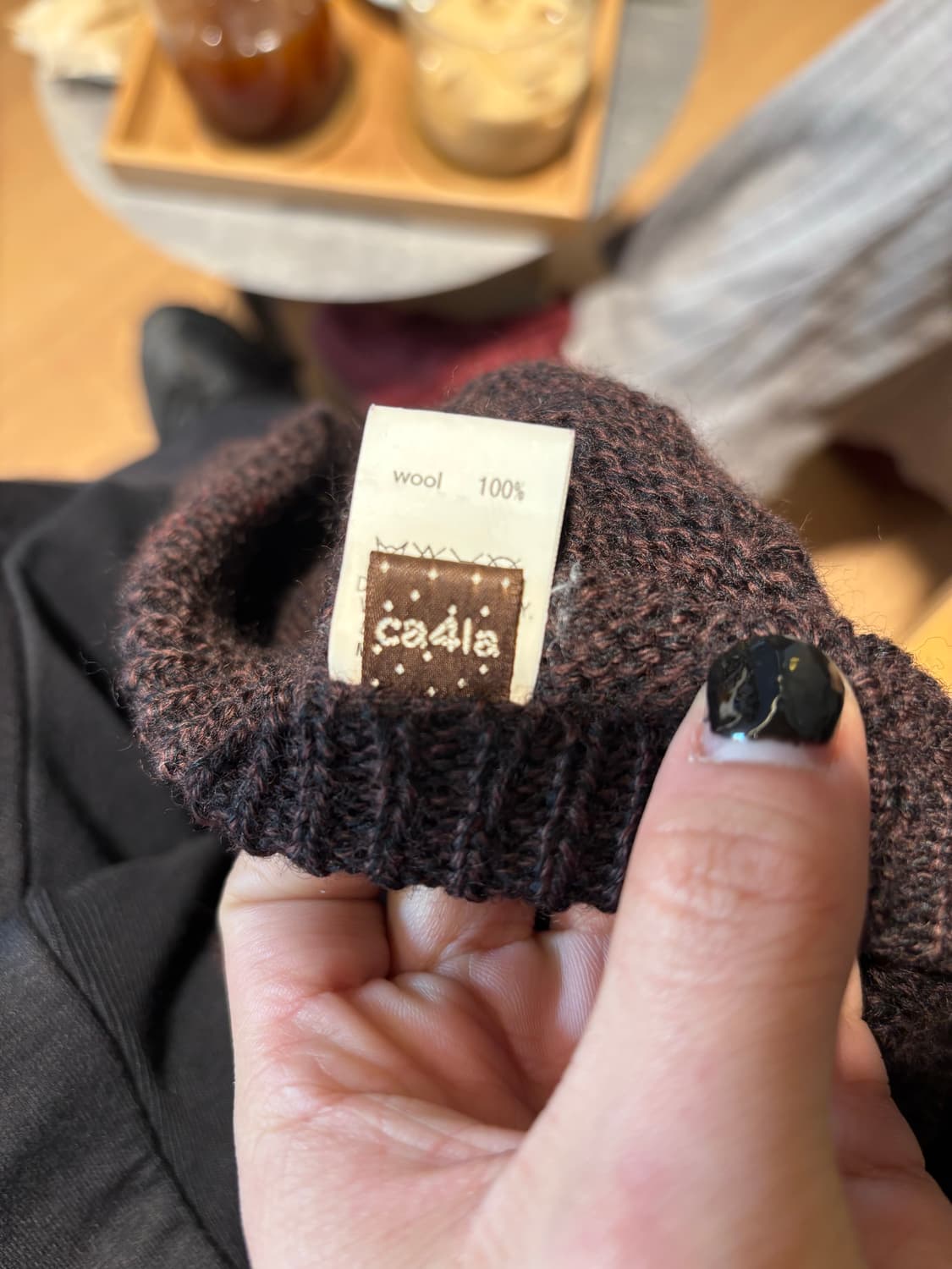 Ca4la wool knit hat 상품이미지4