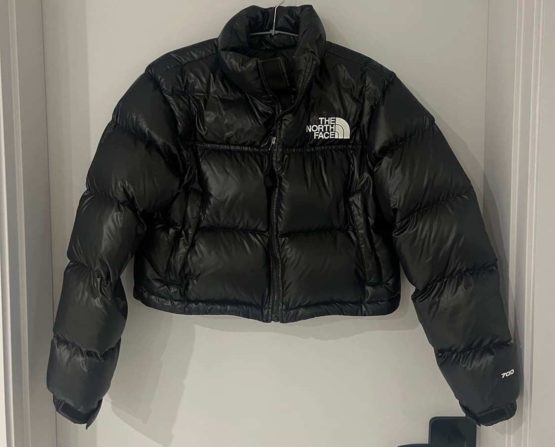 새상품 노스페이스 눕시 700 여성  숏패딩 블랙 상품이미지4