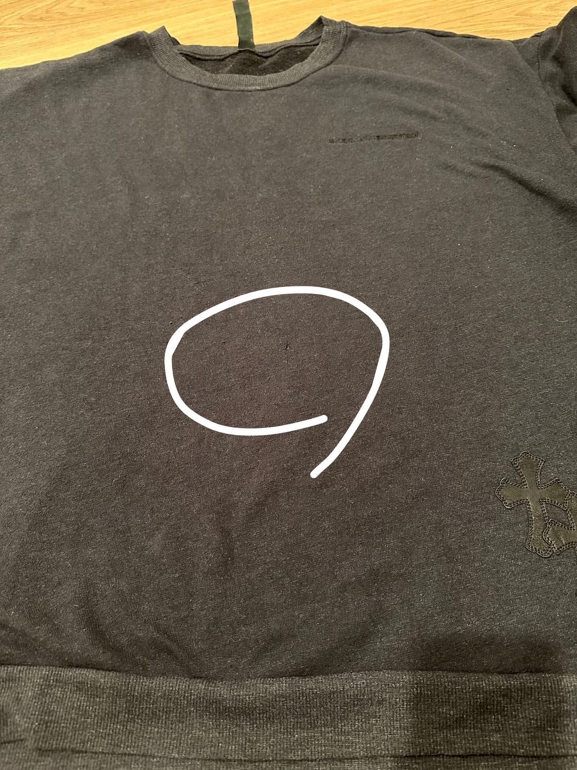 크롬하츠 가죽패치 스웻셔츠 상품이미지9