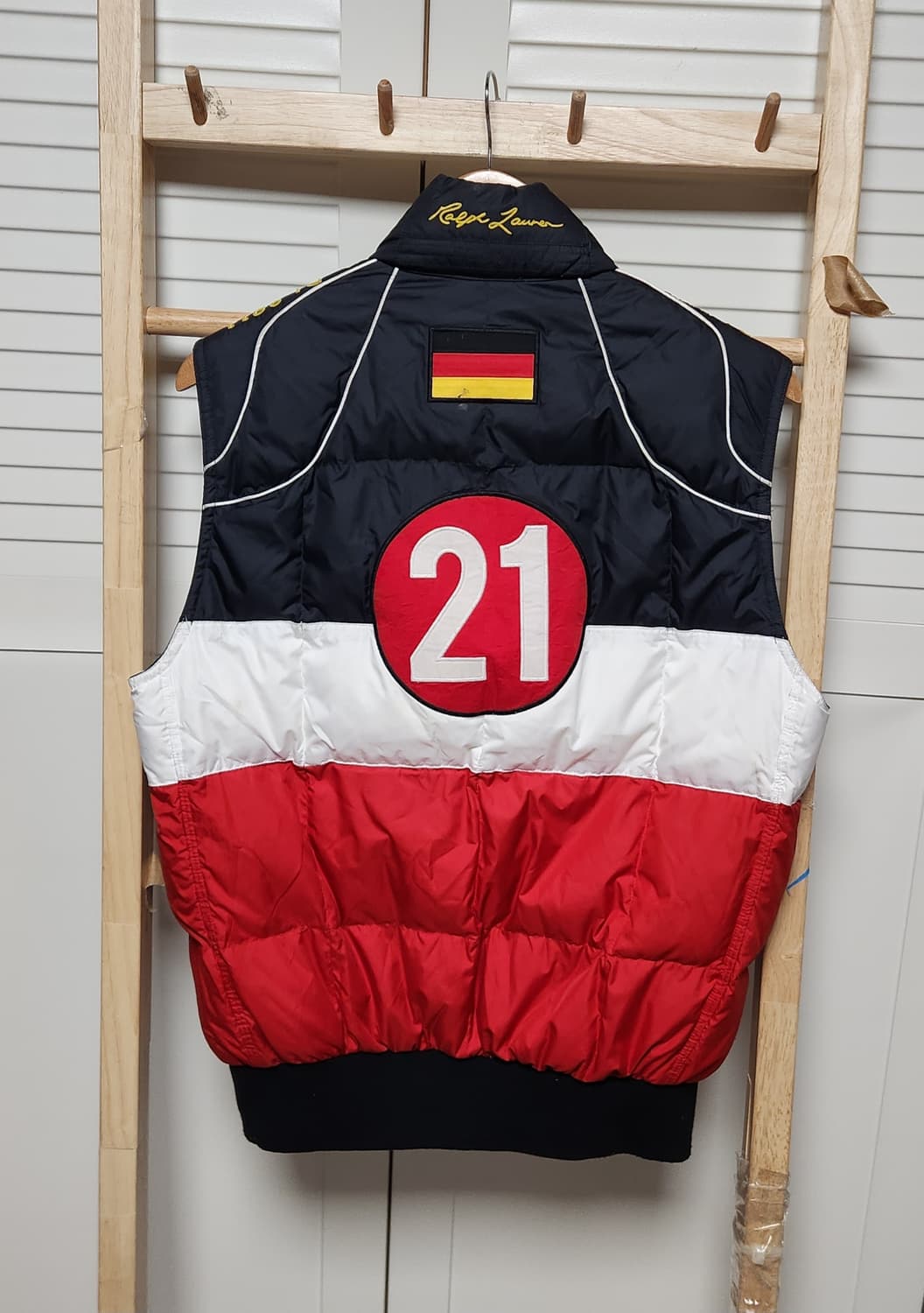 폴로 랄프로렌 독일 레이싱 투웨이 빅포니 패딩 조끼 베스트 자켓 상품이미지6