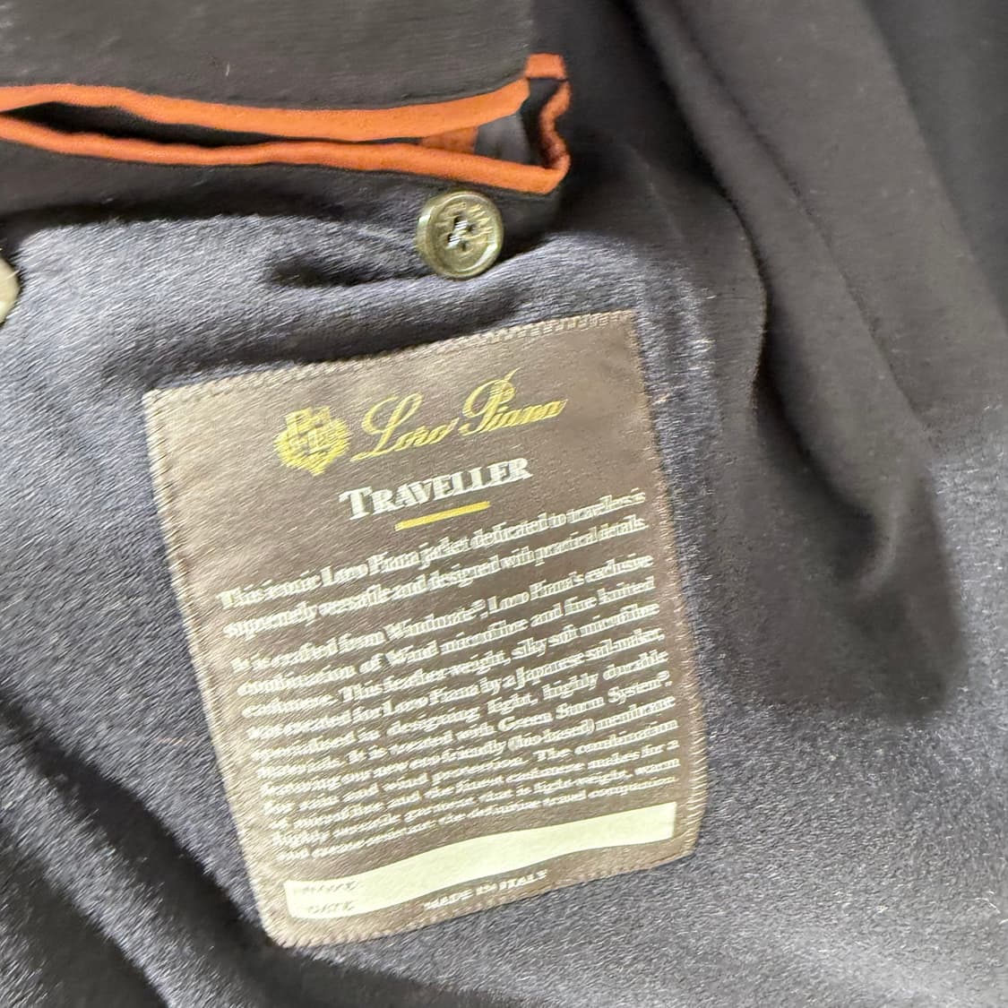 50 / 로로피아나 트래블러 윈드메이트 네이비 자켓 상품이미지8