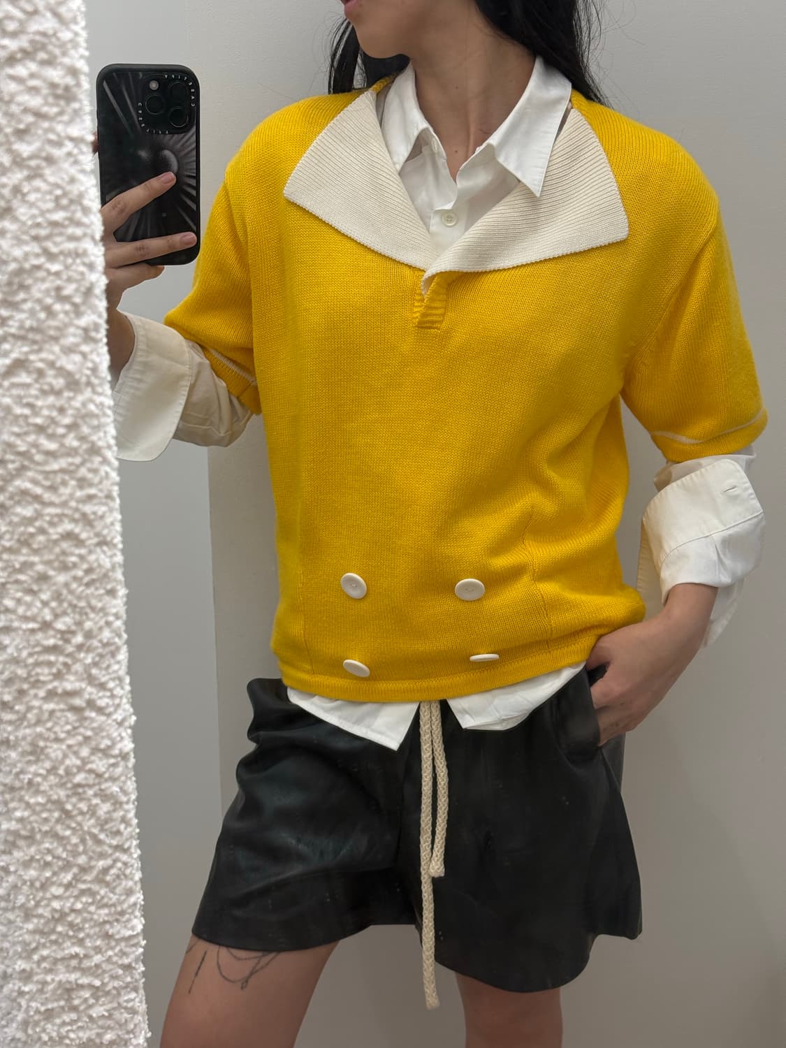 빈티지 세일러 니트 탑 상품이미지3