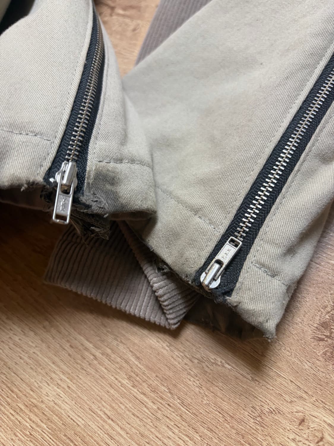 TCM front back zipper pants (beige) 상품이미지5