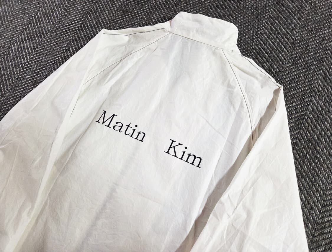 마뗑킴 Matin Kim 백로고 아이보리 트랙 자켓 상품이미지3
