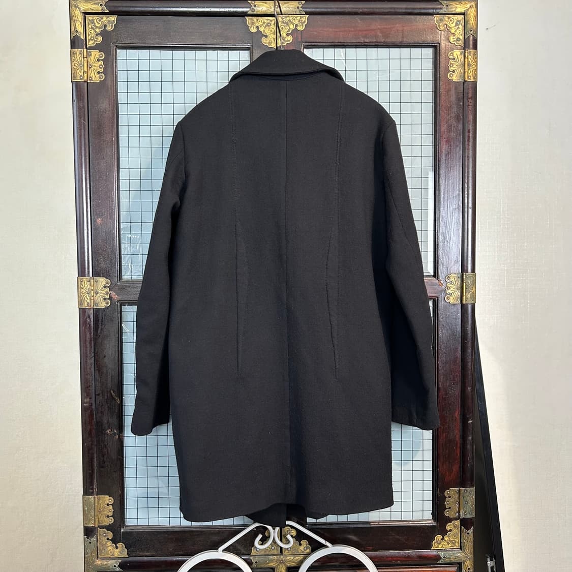 디젤 블랙골드 사선 집업 코트 상품이미지5