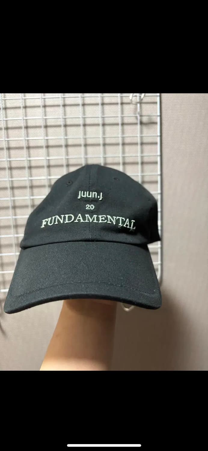 준지 펀더멘탈 볼캡 블랙 상품이미지1