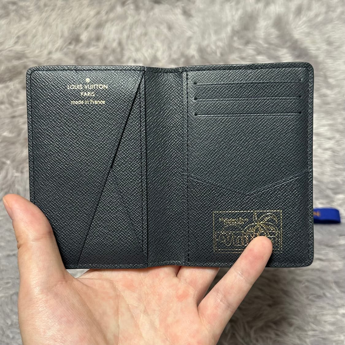 [풀구성] 루이비통 이클립스 서핑 오거나이저 카드지갑 네이비 상품이미지3