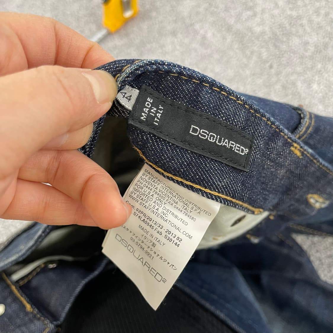 [44] 디스퀘어드2 올드라벨 페인팅 워싱 데님팬츠1209EB2 상품이미지4