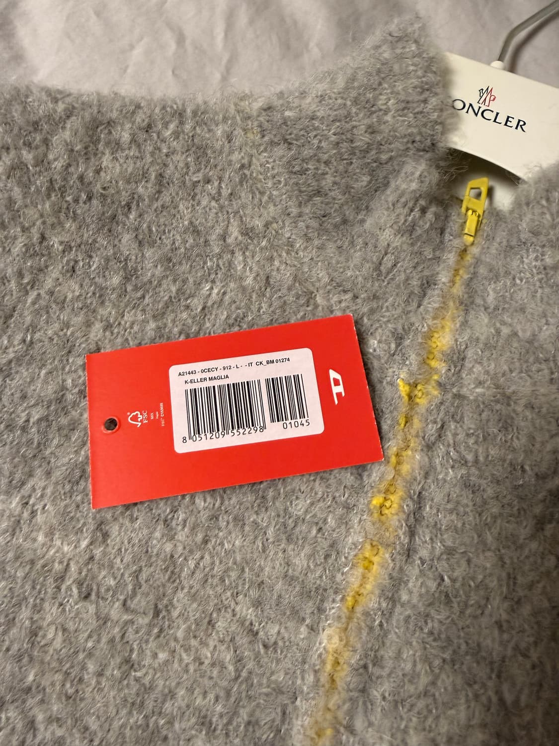 디젤 K-엘러 하프집 스웨터 상품이미지7