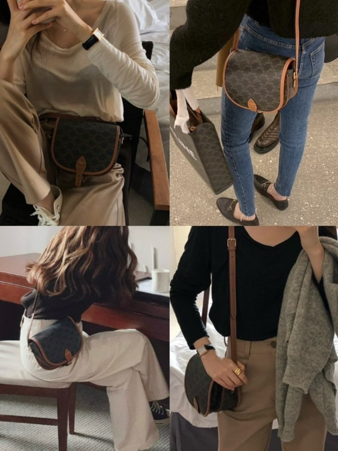 정품 셀린느 폴코백 미듐 상품이미지9