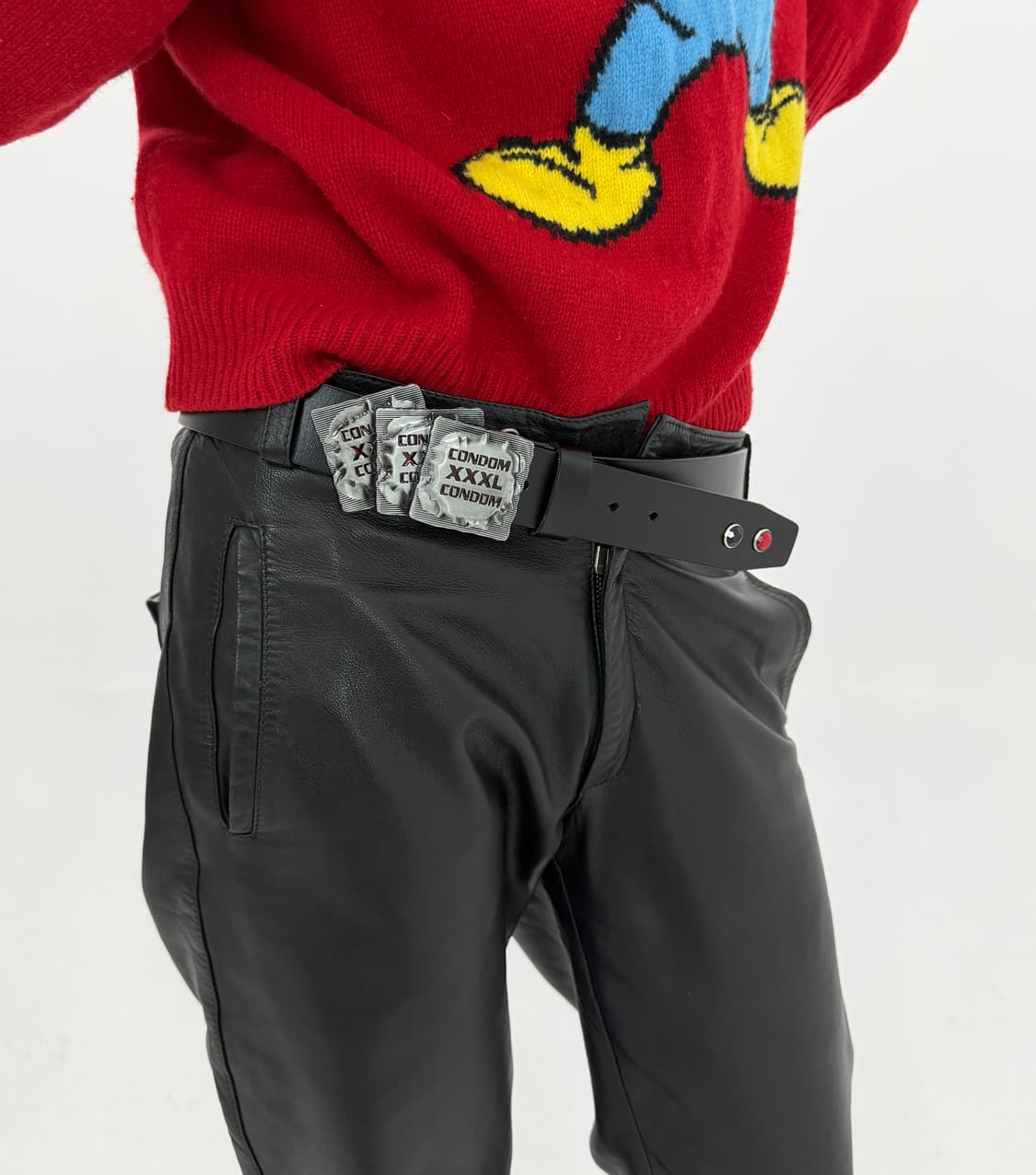 Condom gemstone cow hide blet 상품이미지2