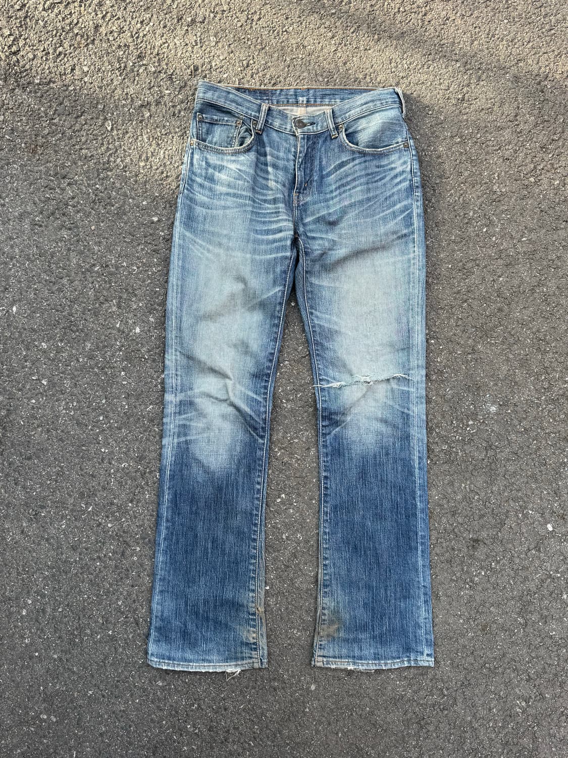 리바이스 517 더티 페이딩 부츠컷 데님팬츠  상품이미지3