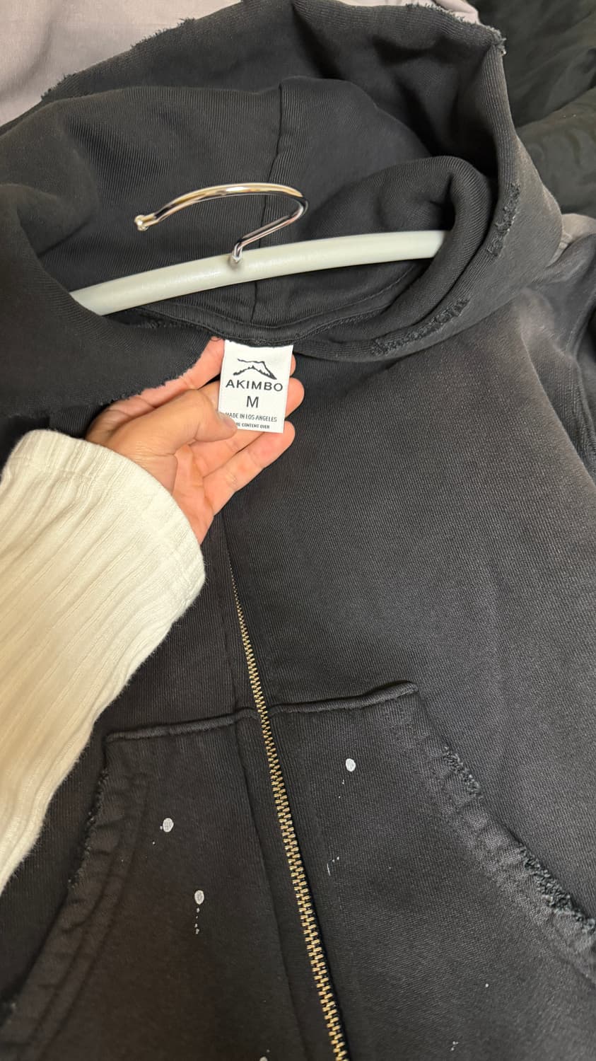 아킴보 akimbo watch-peeker hoodie zip-up 상품이미지3