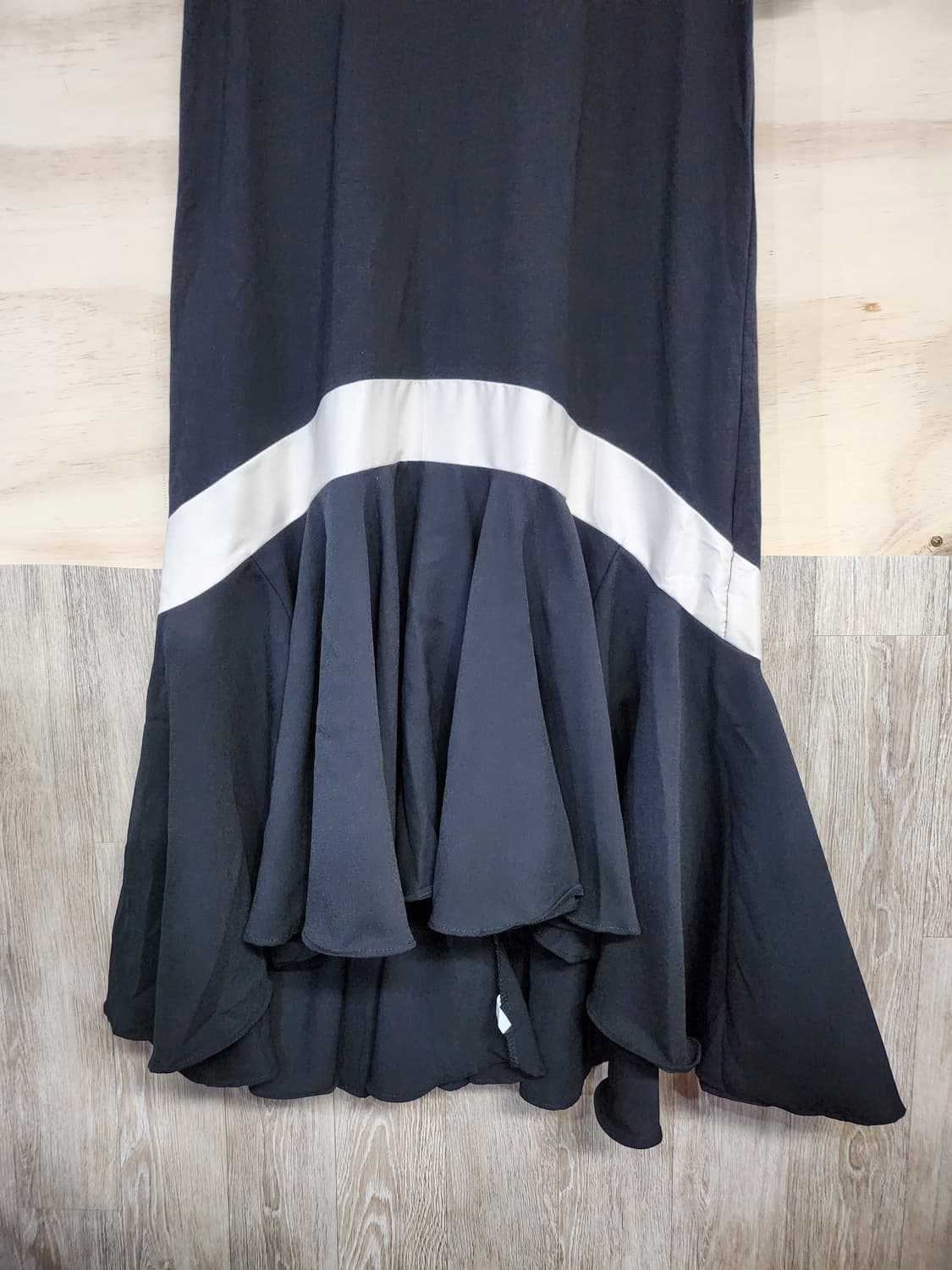 629) 플레어 반팔 롱 원피스 상품이미지3