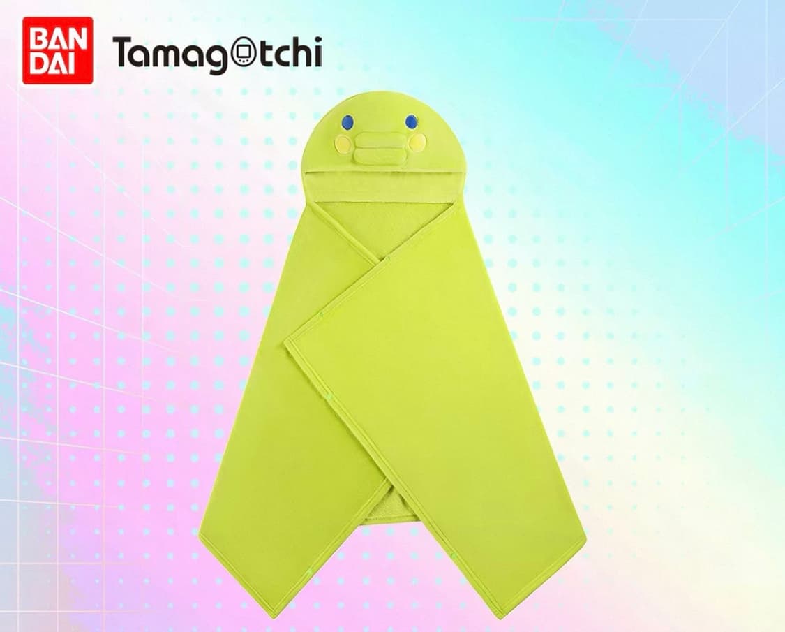 다마고치 구치파치 후드 담요ㅣ케이프 주댕치 반다이 고전 이치방쿠지 가챠 상품이미지5