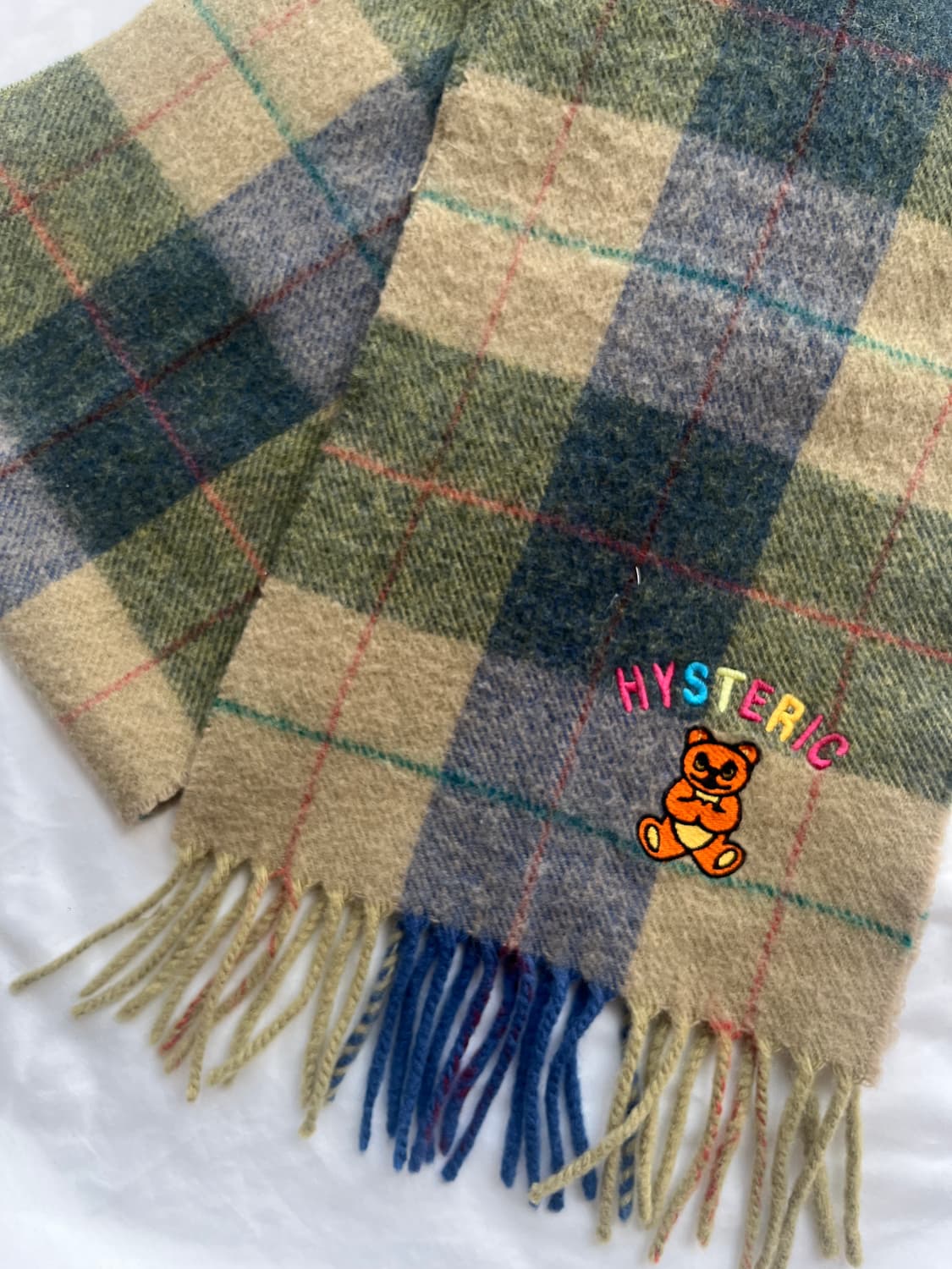 히스테릭 글래머 아카이브 스코틀랜드 램스울 목도리 머플러 상품이미지4