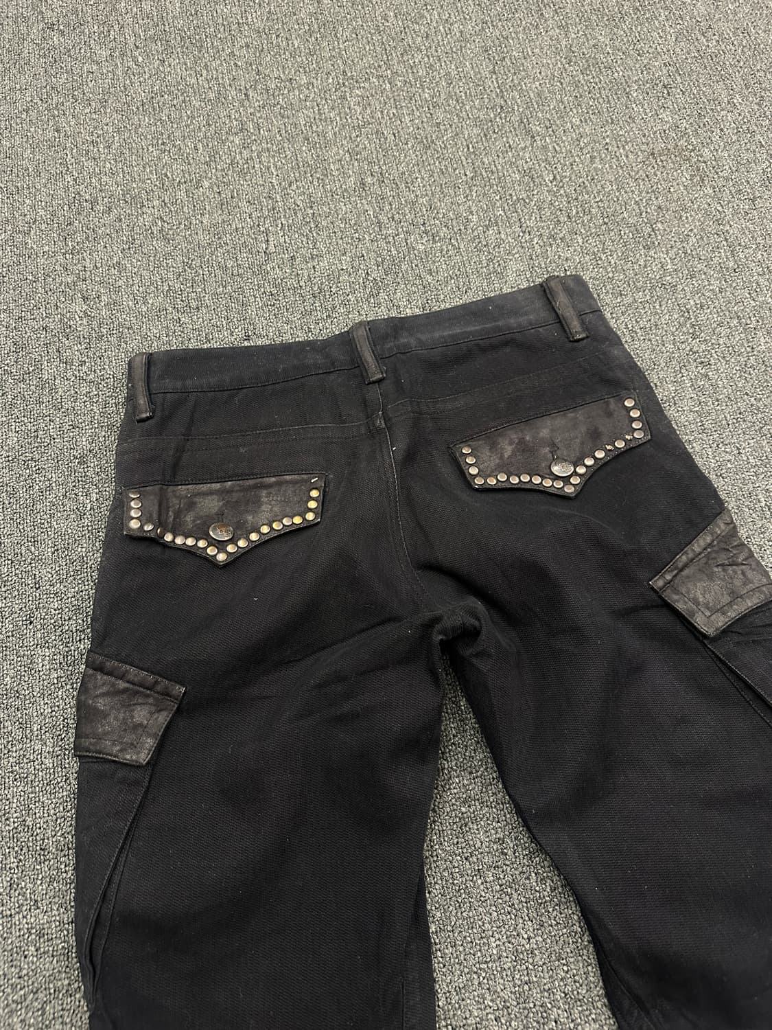 재패니즈 빈티지 부츠컷 블랙 카고팬츠 블랙진 상품이미지6