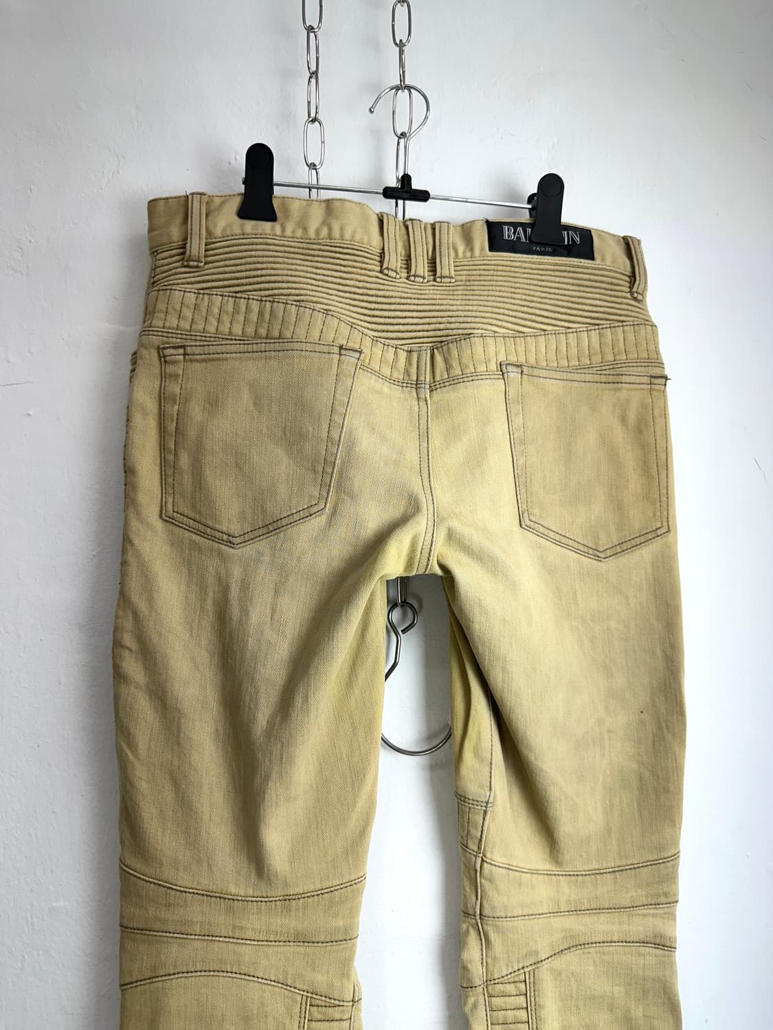 Balmain Multi Zip Biker Denim Pants 상품이미지8