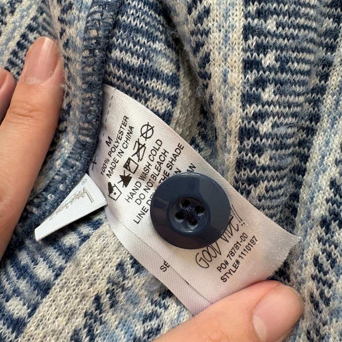 스투시 뽀글이 셔츠 M 상품이미지4