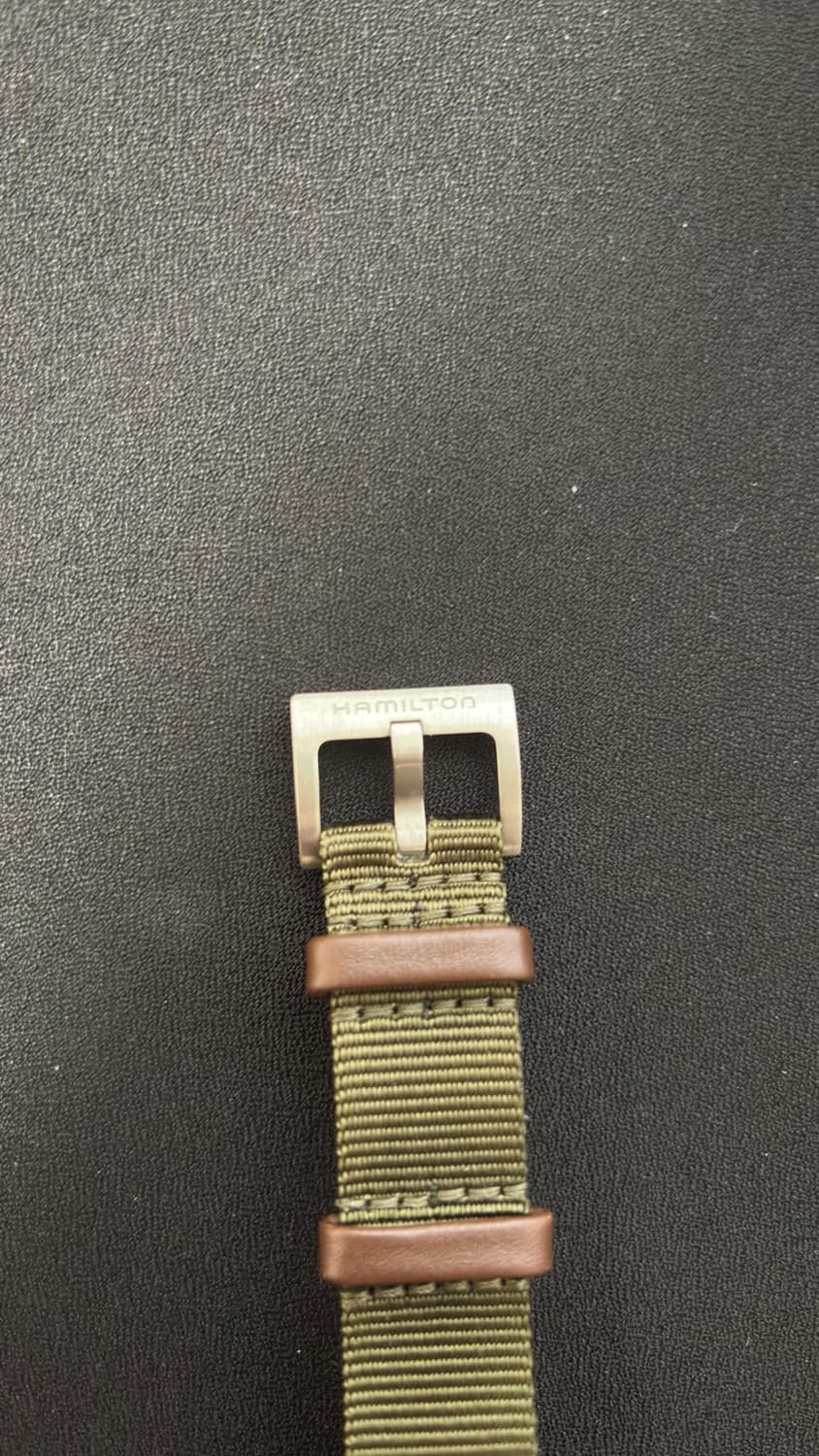 해밀턴 카키필드 쿼츠 33mm 화이트 상품이미지6