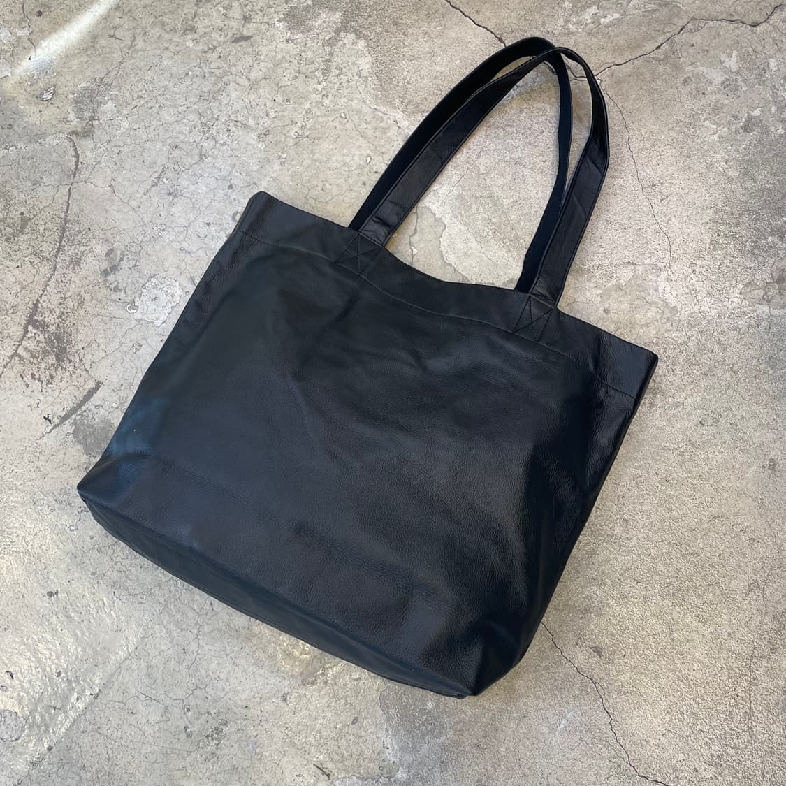  요지야마모토 로고 레더 토트백 상품이미지5