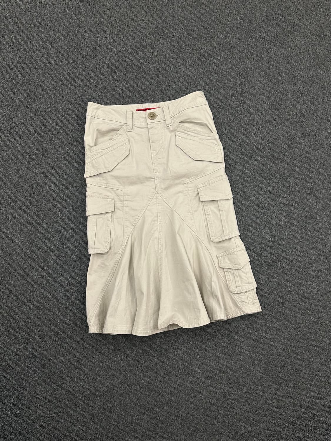 OS)Japanese vintage 베이지 카고 스커트 상품이미지1