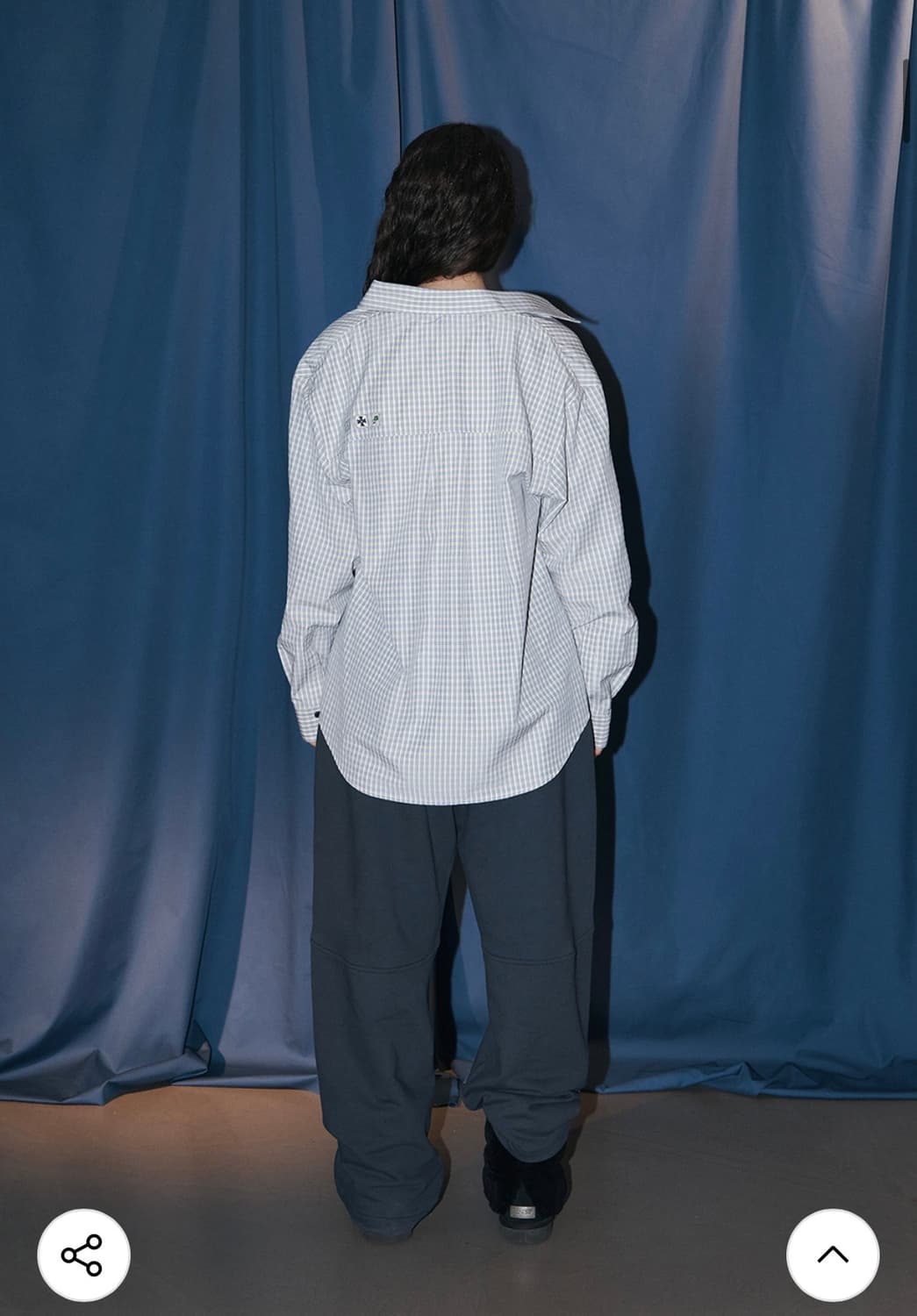 (새상품, 택O) 플리즈노팔로우 체크셔츠 Taryn Patch check 상품이미지4