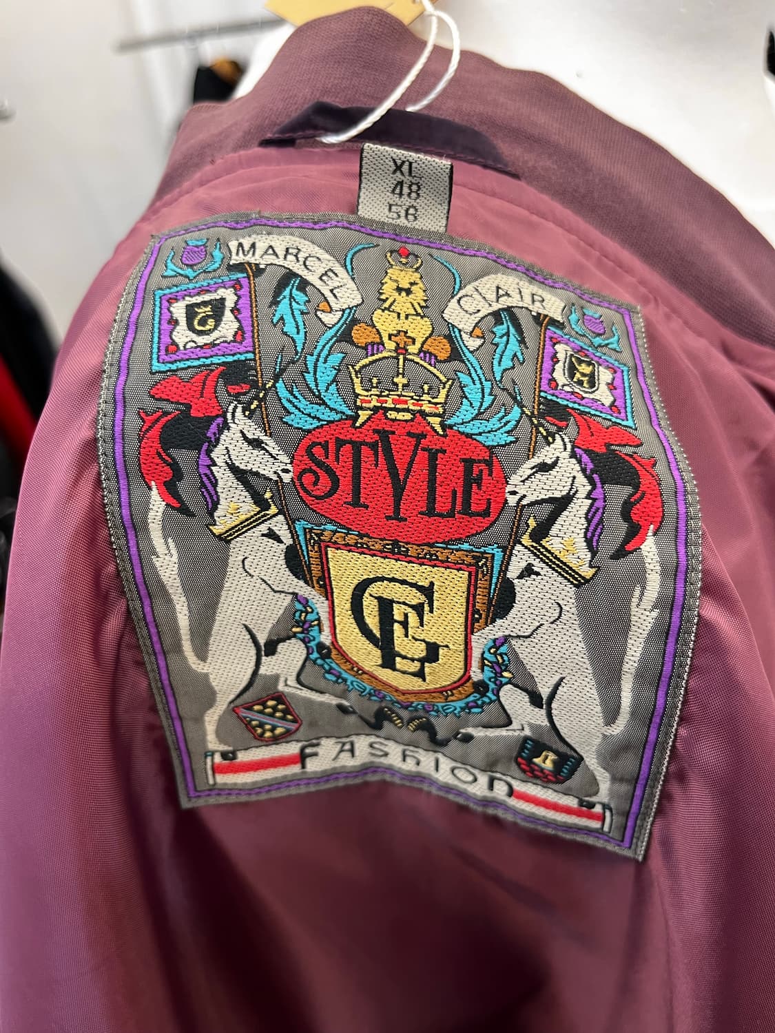 Marcel Clair 실크 블루종 자켓 상품이미지8