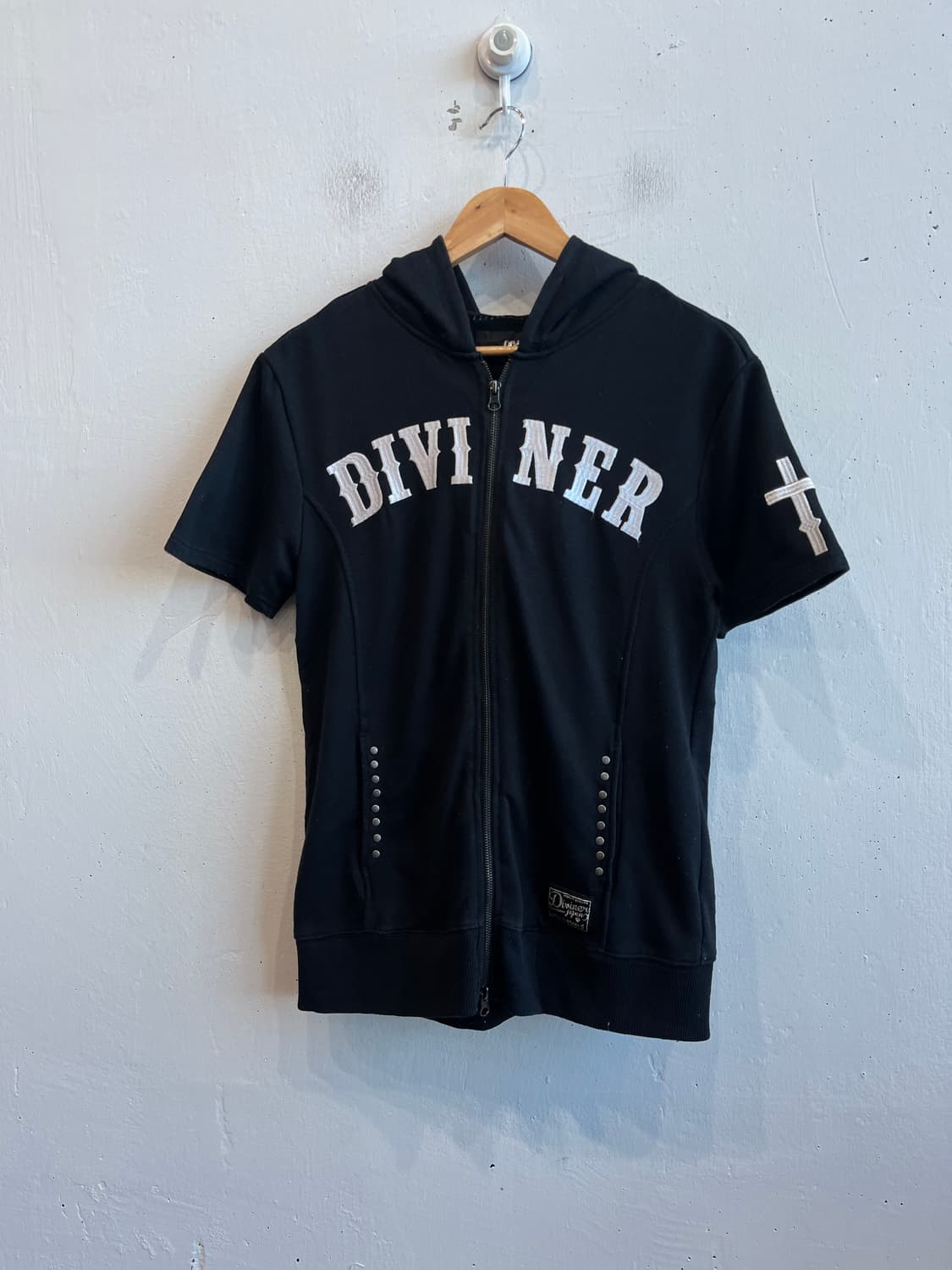 Diviner JAPAN 락펑크 스터드 하프 후드집업  상품이미지1
