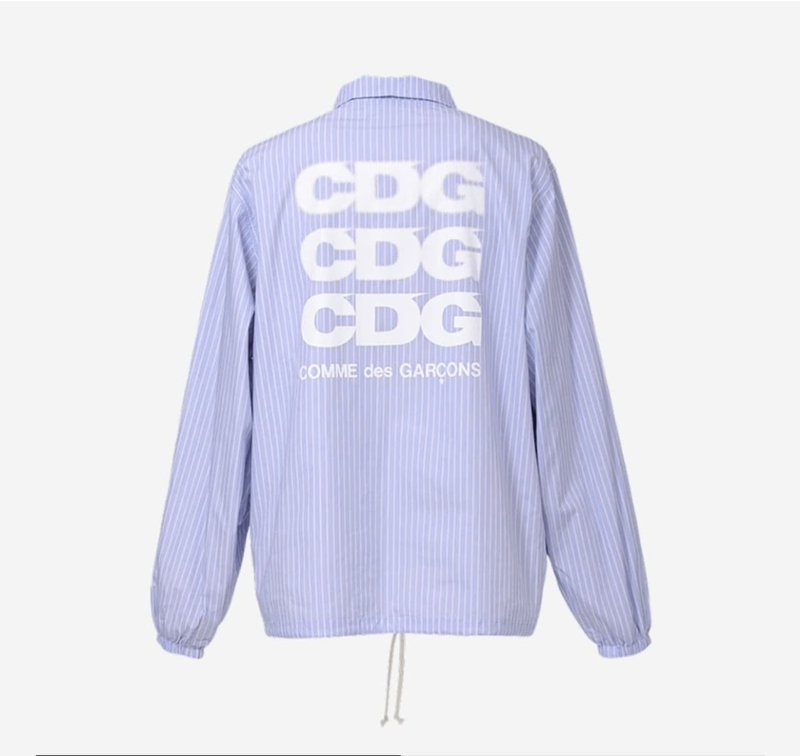 XL) 지디 CDG 코치 자켓 코튼 스트라이프 상품이미지3