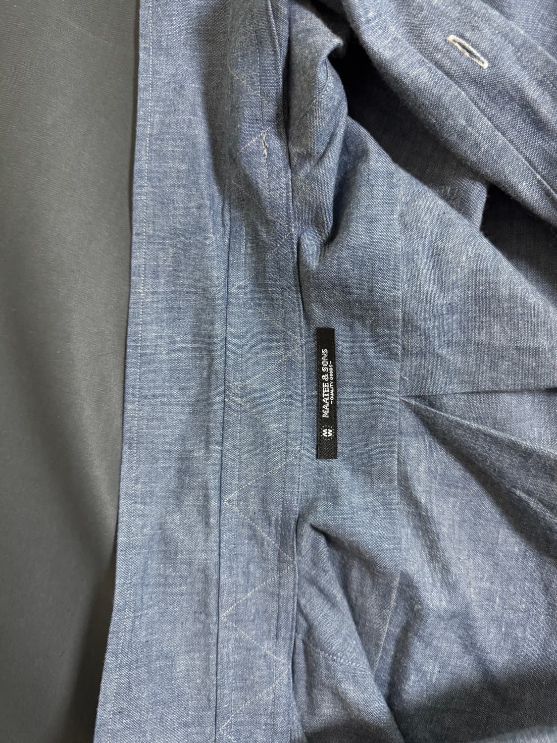 마티앤선즈 Chambray Work Shirt 상품이미지5