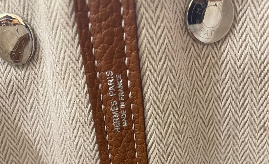 Hermes 가든파티 30 골드 정품 — 새상품급 컨디션 상품이미지8