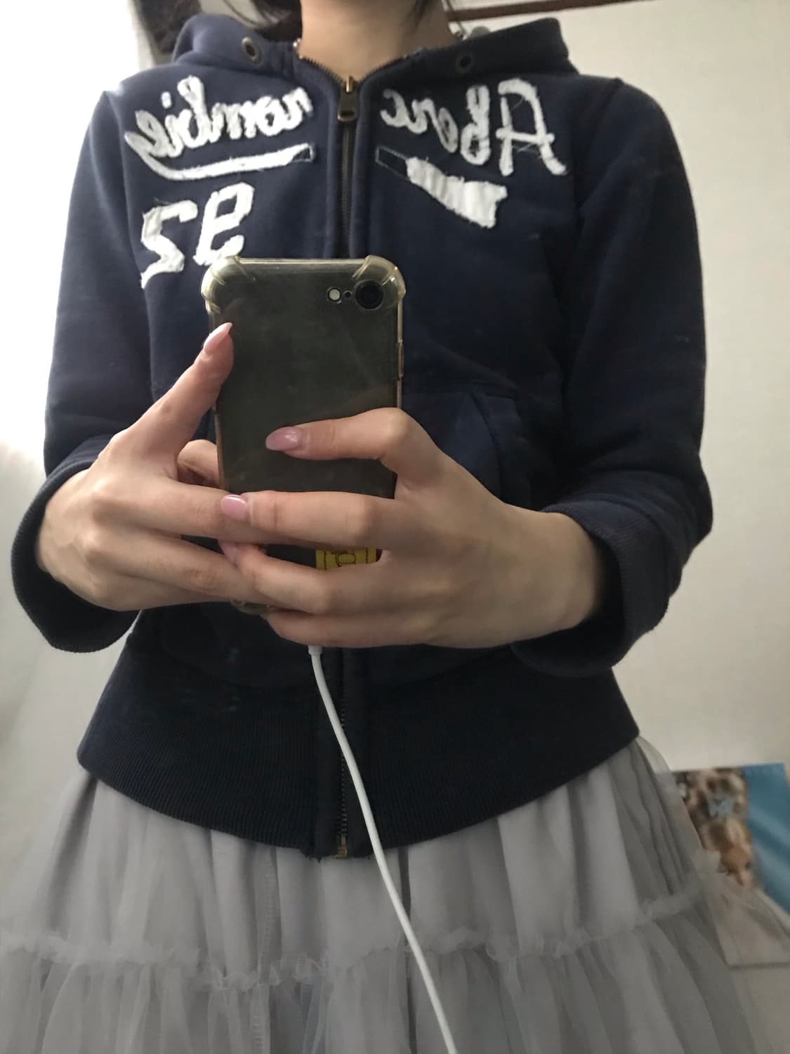 아베크롬비 네이비 후드집업 상품이미지2