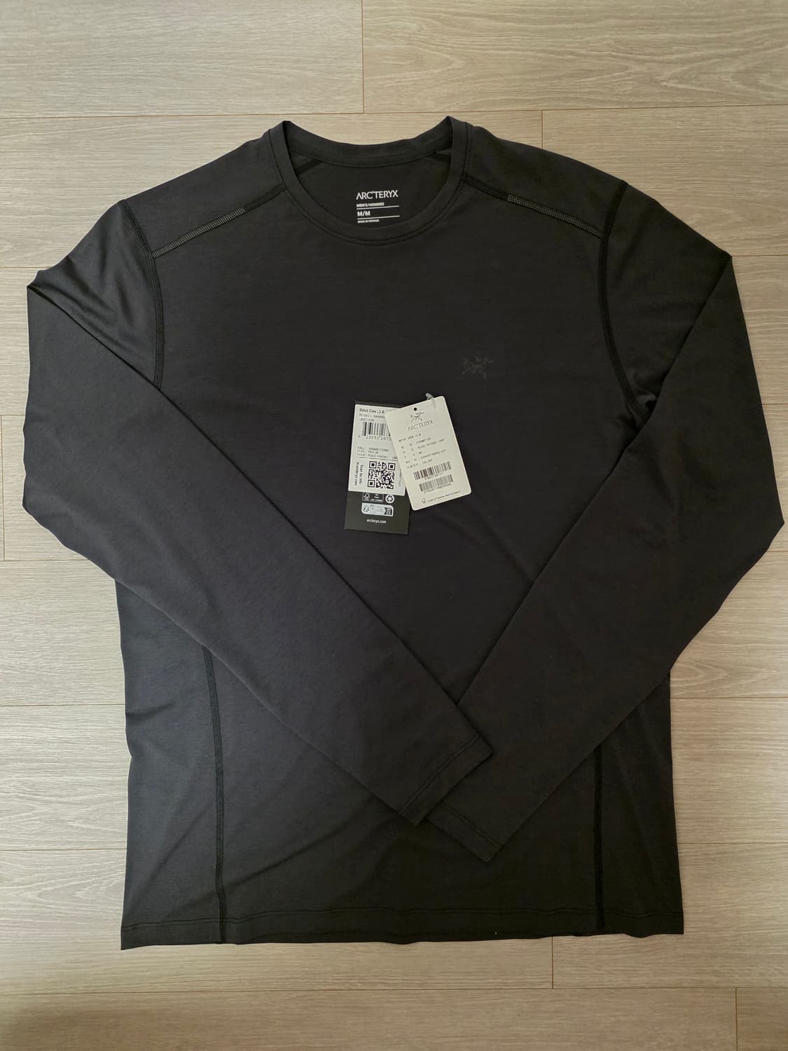 (새상품)아크테릭스 모투스 크루 LS Black M/M (FW23)
 상품이미지1