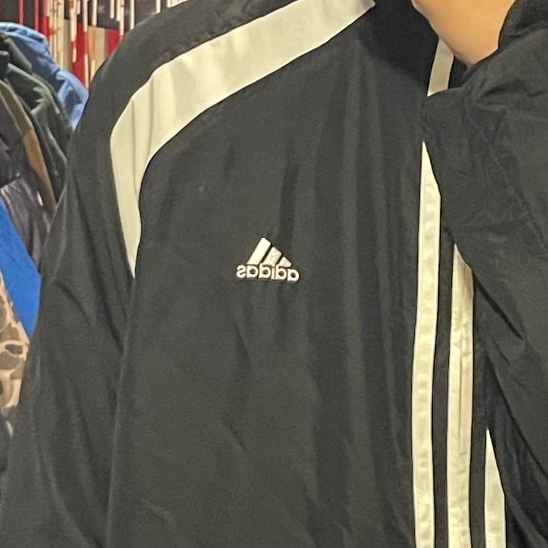 [IM] adidas 아디다스 블랙 바람막이 상품이미지5