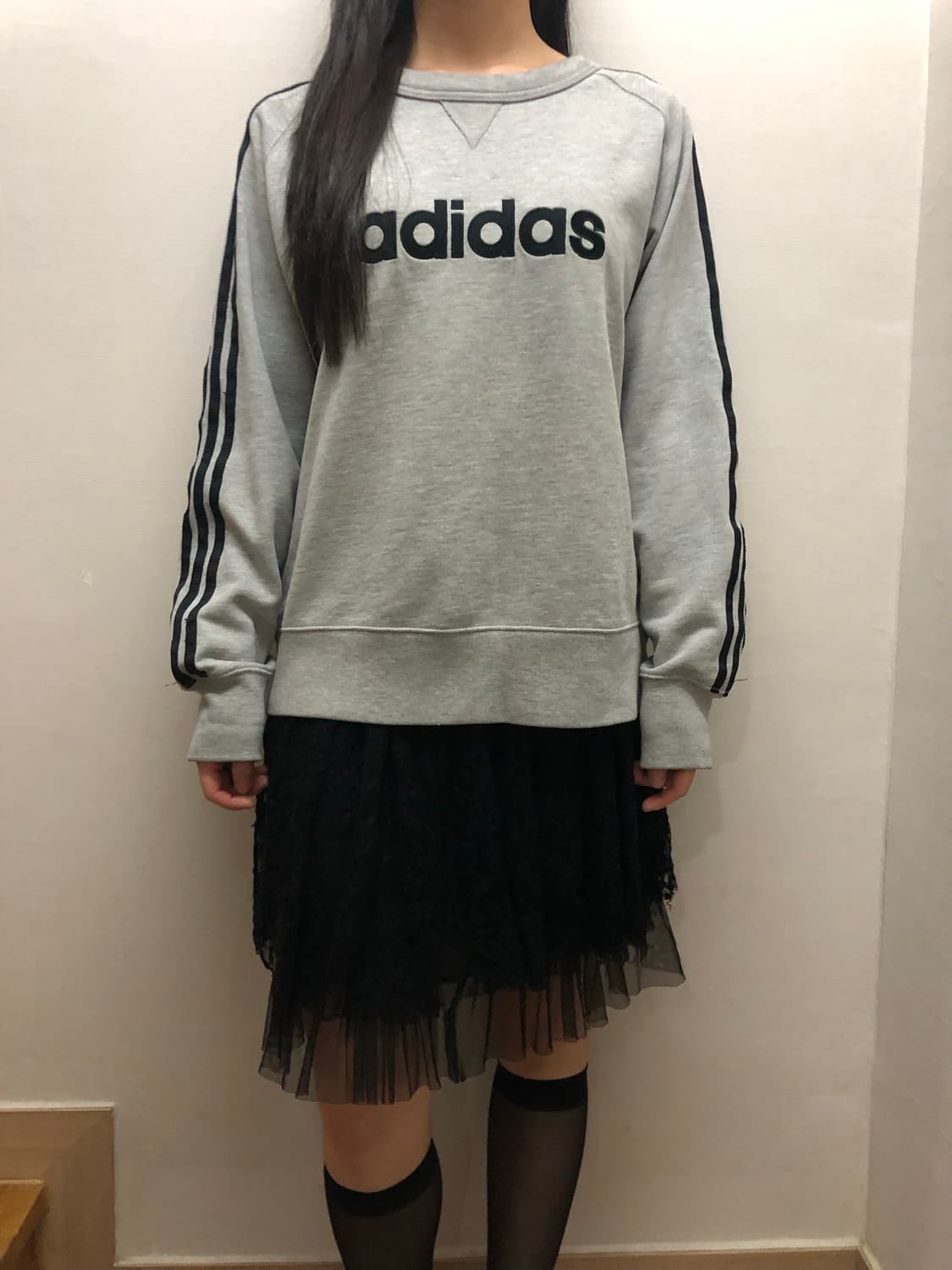 빈티지 아디다스 그레이 스웻셔츠 상품이미지3